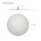 Kibi Circular 12 Metal Ultra Thin Profile Rain Shower Head 1.75 GPM - Brushed Nickel SH1201BN - alternate 4